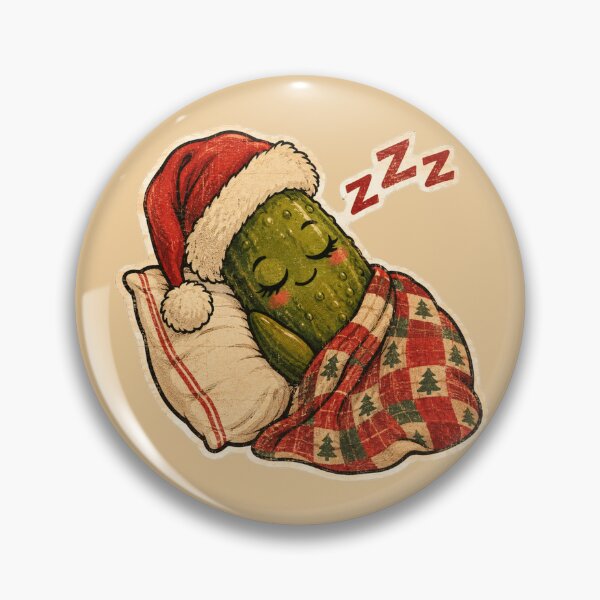 Item preview, Vintage Sleeping Christmas Pickle designed and sold by WalkWithMimi.