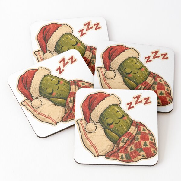 Item preview, Vintage Sleeping Christmas Pickle designed and sold by WalkWithMimi.