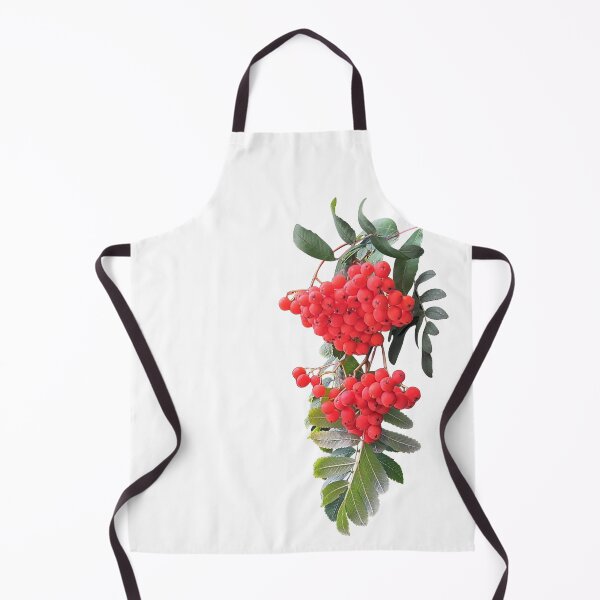 Item preview, Red Rowan Berries and Leaves Tree  Mountain-ashes One-Side Shapes Mania designed and sold by Shapes-Mania.