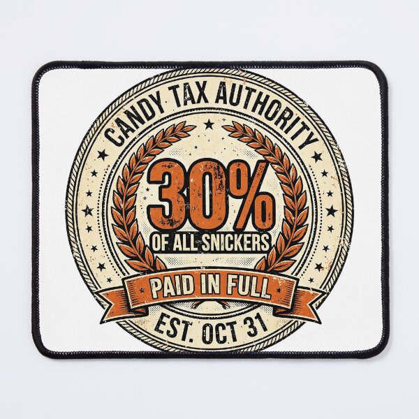 Item preview, Candy Tax Authority Funny Halloween Parent Shirt designed and sold by thestevebro.