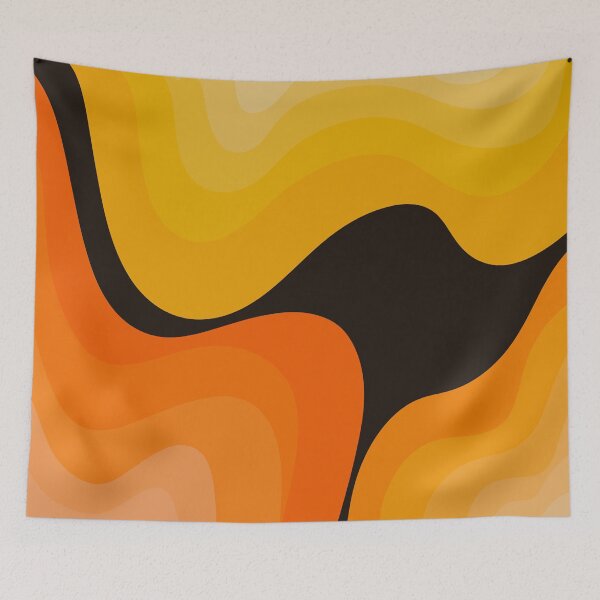 Item preview, Retro abstract waves designed and sold by ZenithDrip.
