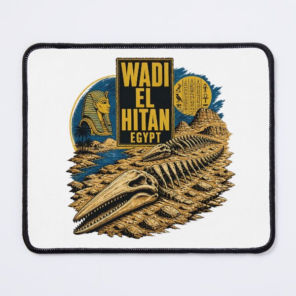 Item preview, Wadi El Hitan Egypt Vintage Travel Tourism designed and sold by TravelersGems.