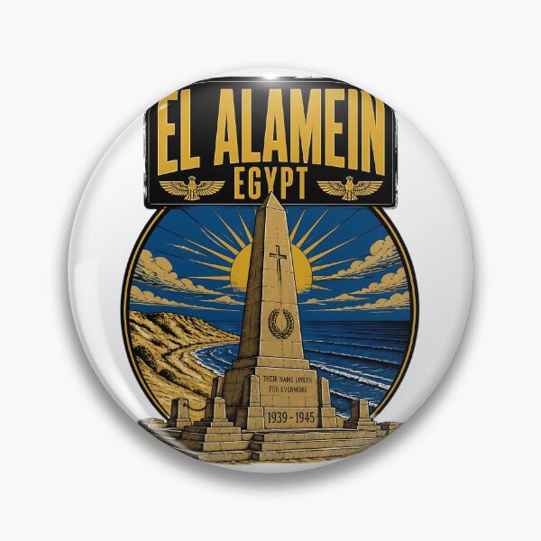 Item preview, El Alamein Egypt Vintage Travel Tourism designed and sold by TravelersGems.