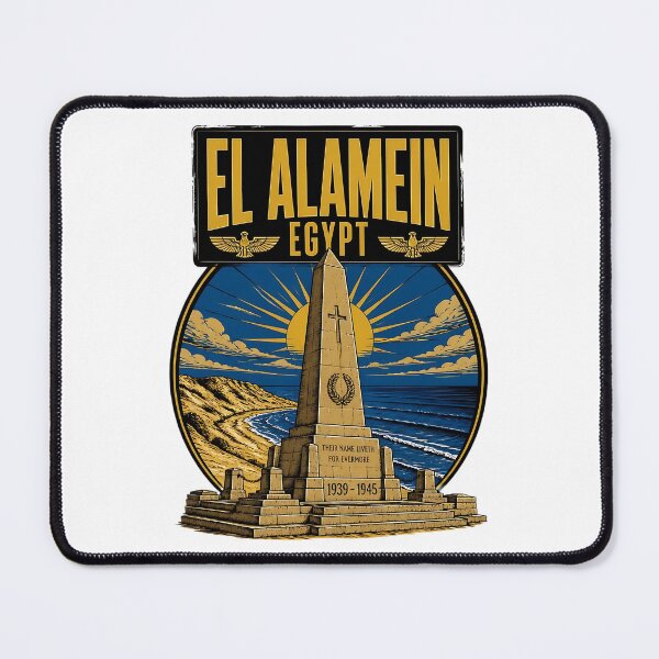Item preview, El Alamein Egypt Vintage Travel Tourism designed and sold by TravelersGems.