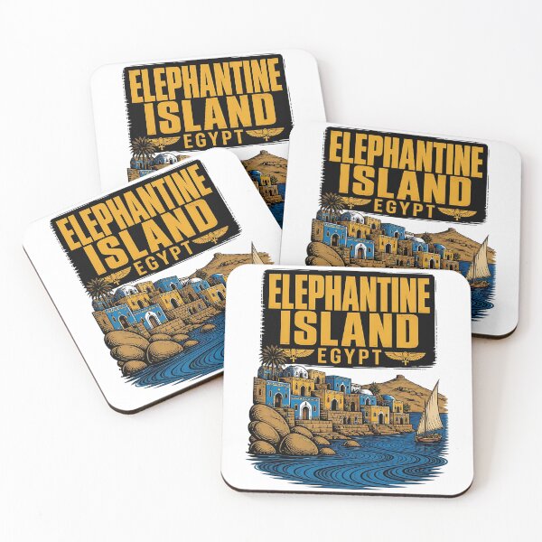 Item preview, Elephantine Island Egypt Vintage Travel Tourism designed and sold by TravelersGems.