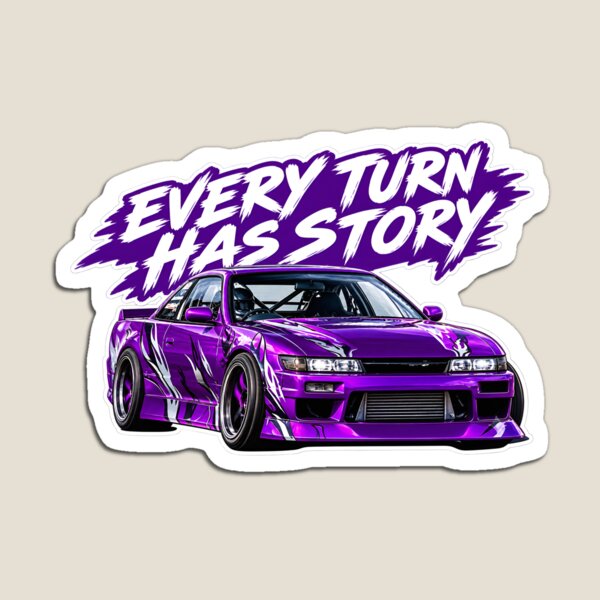 Item preview, Every Turn Has a Story – JDM Racing Car Street Racing Design designed and sold by racenox.