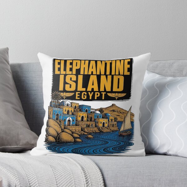 Item preview, Elephantine Island Egypt Vintage Travel Tourism designed and sold by TravelersGems.