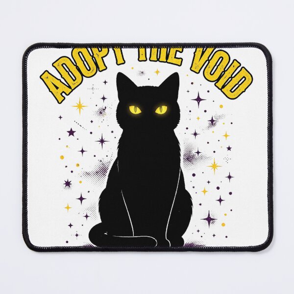 Item preview, Adopt The Void Black Cat Funny Halloween Cat Shirt designed and sold by thestevebro.