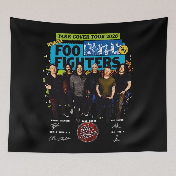 Item preview, Foo Fighters Take Cover Tour 2026 Live Stadium Rock   designed and sold by Benoitecamile.
