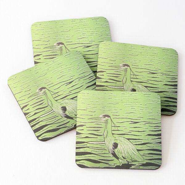 Item preview, Great blue heron designed and sold by katieedraws.