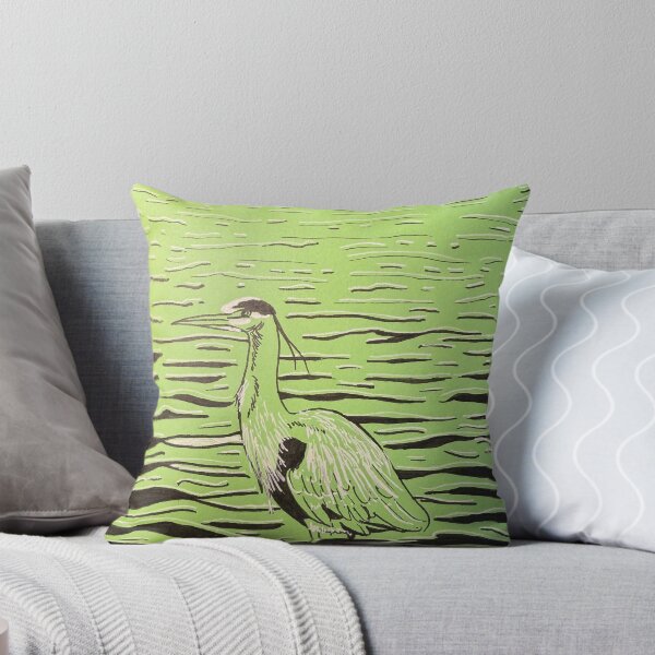 Item preview, Great blue heron designed and sold by katieedraws.