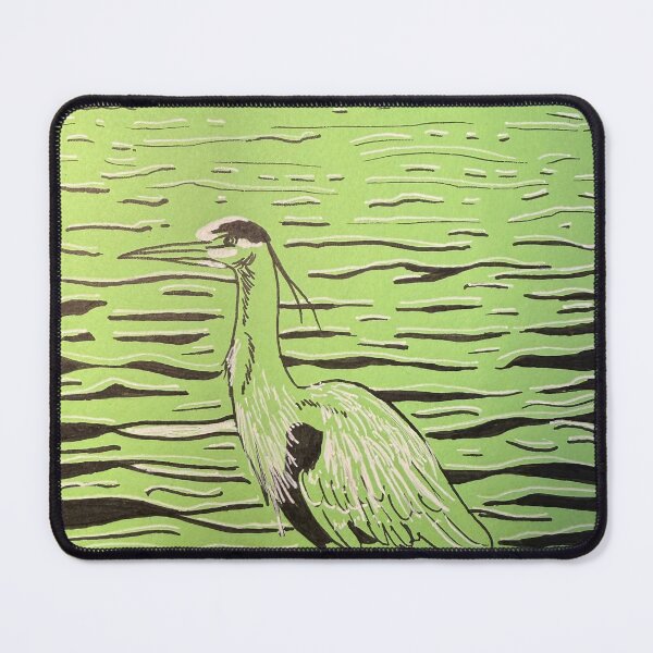 Item preview, Great blue heron designed and sold by katieedraws.