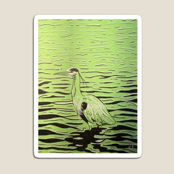 Item preview, Great blue heron designed and sold by katieedraws.