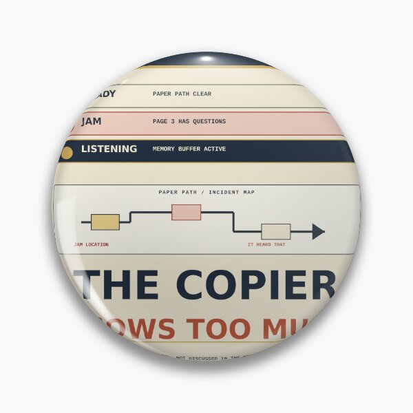 Item preview, The Copier Knows Too Much designed and sold by PhoenixTShirtz.