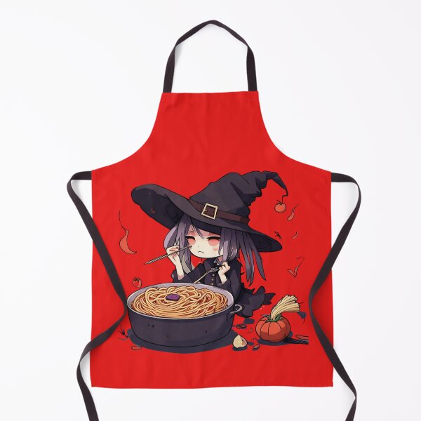 Item preview, Witch Girl Eating Spaghetti Cute Kawaii Witch Girl Eating Spaghetti  designed and sold by MatthewViews.