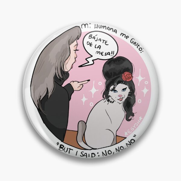 Item preview, Amy Winehouse Cat Parody designed and sold by elgatoysuhumana.