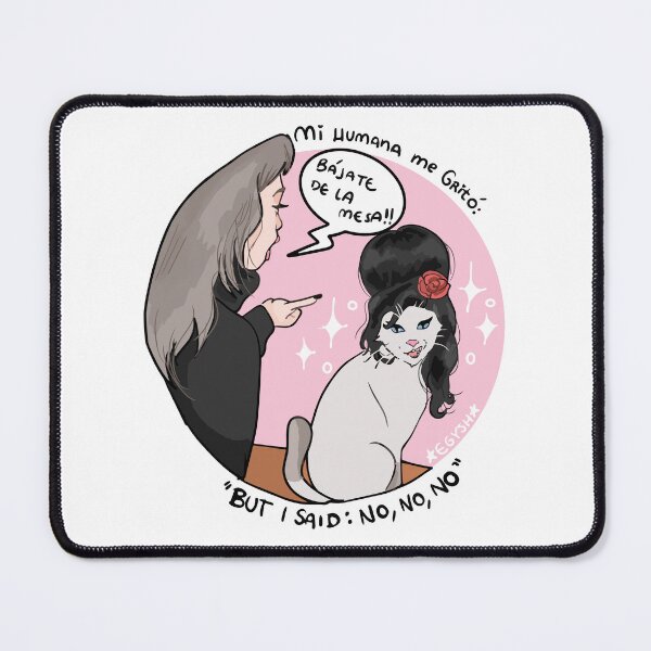 Item preview, Amy Winehouse Cat Parody designed and sold by elgatoysuhumana.