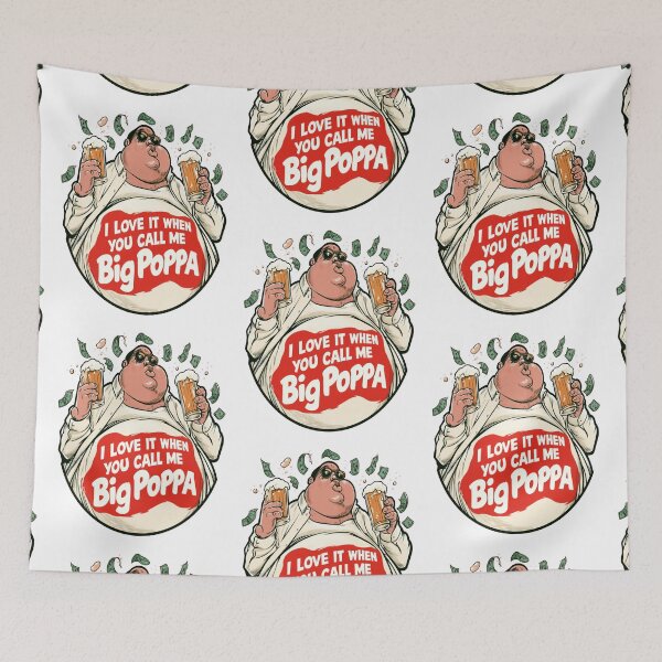 Item preview, Big Poppa Hip Hop Music Lyrics Art | Classic Rap Fan Design designed and sold by Ignorant-Artist.