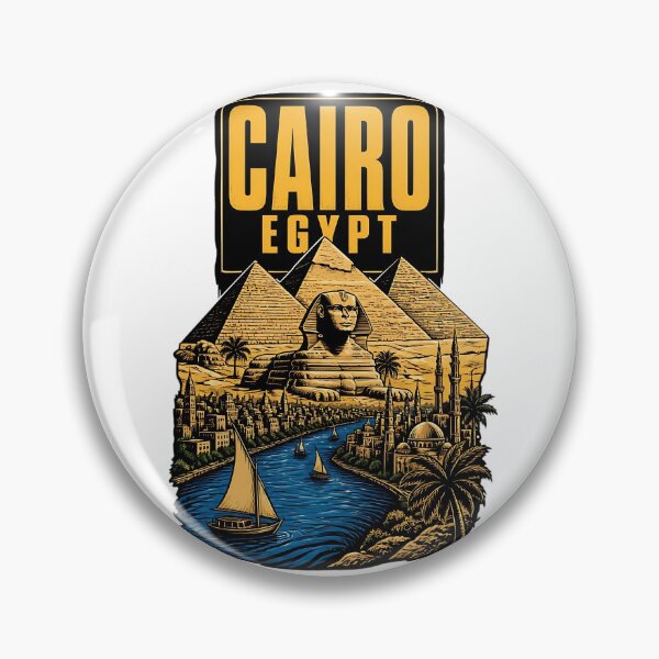 Item preview, Cairo Egypt Vintage Travel Tourism designed and sold by TravelersGems.