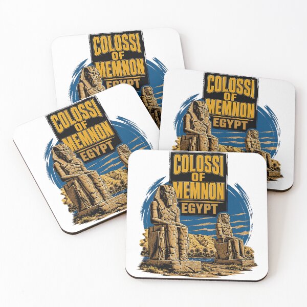Item preview, Colossi Of Memnon Egypt Vintage Travel Tourism designed and sold by TravelersGems.