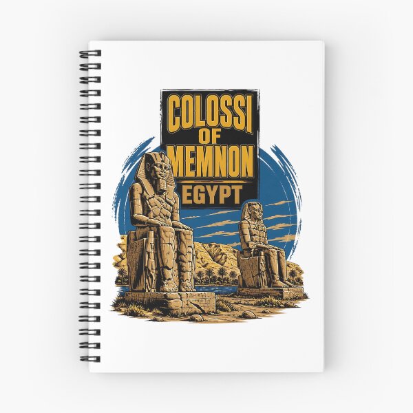 Item preview, Colossi Of Memnon Egypt Vintage Travel Tourism designed and sold by TravelersGems.