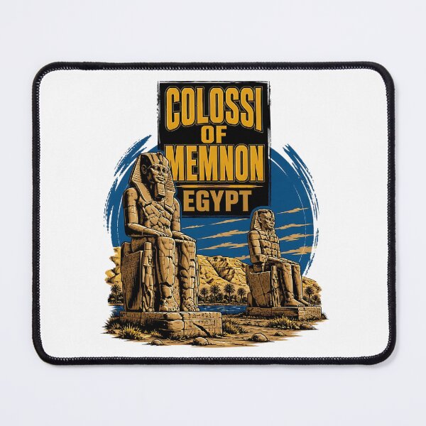 Item preview, Colossi Of Memnon Egypt Vintage Travel Tourism designed and sold by TravelersGems.