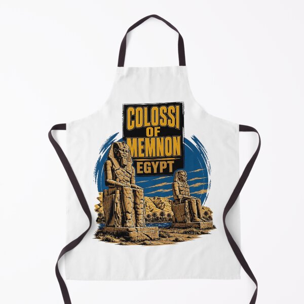 Item preview, Colossi Of Memnon Egypt Vintage Travel Tourism designed and sold by TravelersGems.