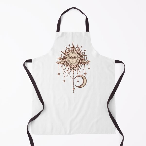 Item preview, Celestial Sun and Moon Vintage Astrology Tarot Gothic Boho designed and sold by CatiaStudioArt.