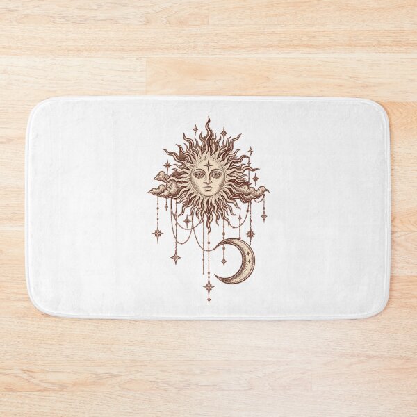 Item preview, Celestial Sun and Moon Vintage Astrology Tarot Gothic Boho designed and sold by CatiaStudioArt.