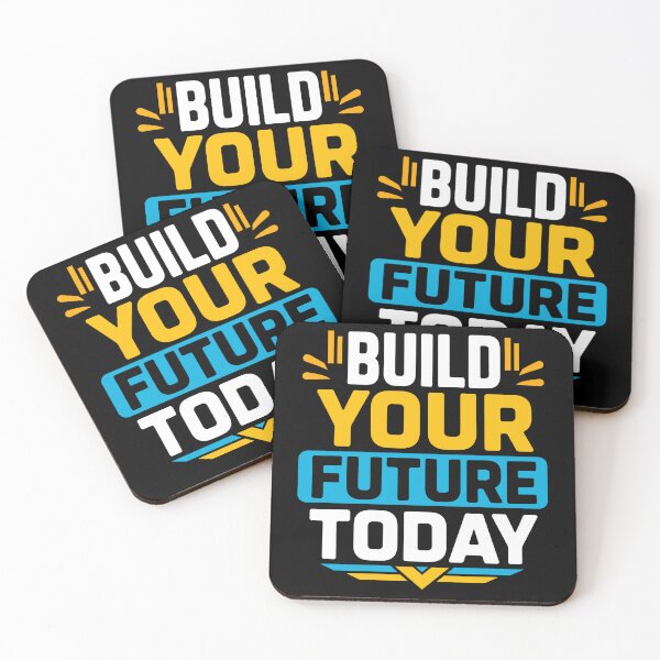 Item preview, Build Your Future Today Motivational Success Typography T-Shirt designed and sold by rejowan-arts.