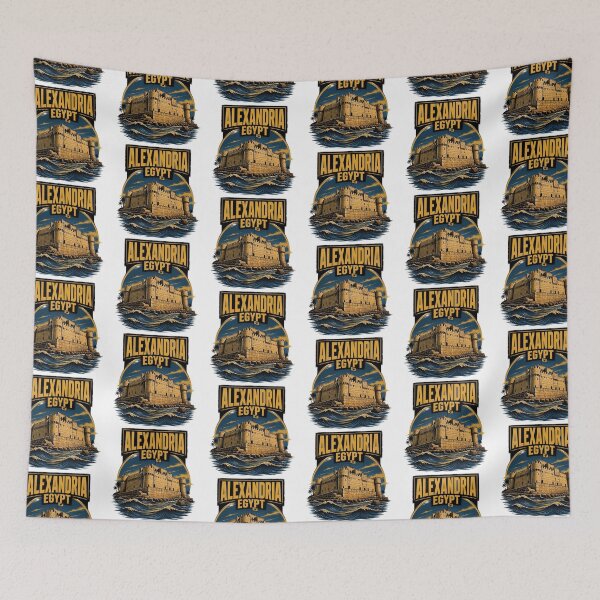Item preview, Alexandria Egypt Vintage Travel Tourism designed and sold by TravelersGems.