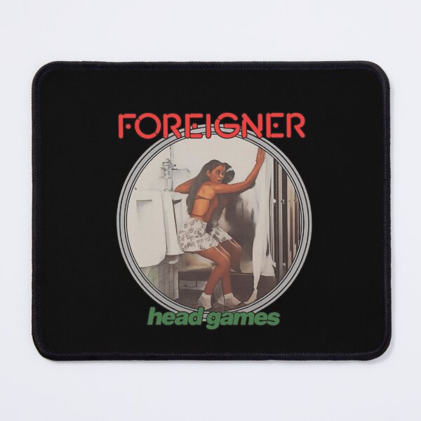 Item preview, Foreigner – Head Games Retro Cover Circle designed and sold by Benoitecamile.