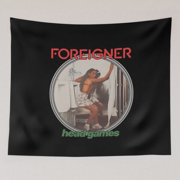 Item preview, Foreigner – Head Games Retro Cover Circle designed and sold by Benoitecamile.