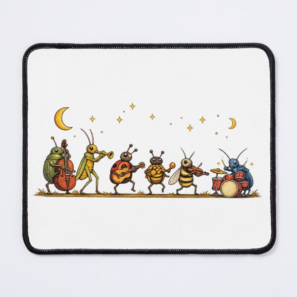 Item preview, Whimsical Bug Band Vintage Insect Music designed and sold by ESPA-sop.