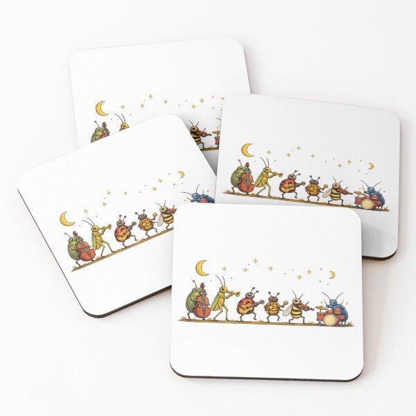 Item preview, Whimsical Bug Band Vintage Insect Music designed and sold by ESPA-sop.