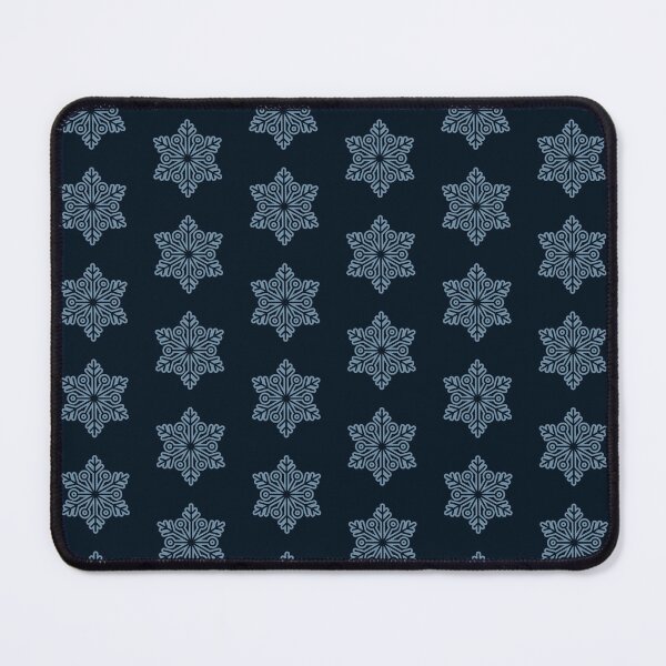 Item preview, Winter Snowflake Dark Indigo Blue Seamless Pattern Art designed and sold by Jyoti Digital Artist.