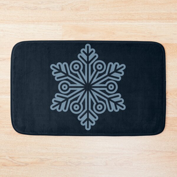 Item preview, Winter Snowflake Dark Indigo Blue Seamless Pattern Art designed and sold by ​Jyoti Digital Artist.