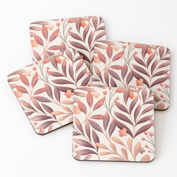 Item preview, Beige Neutral Modern Floral Botanical Art designed and sold by Sania Wazir Studio.
