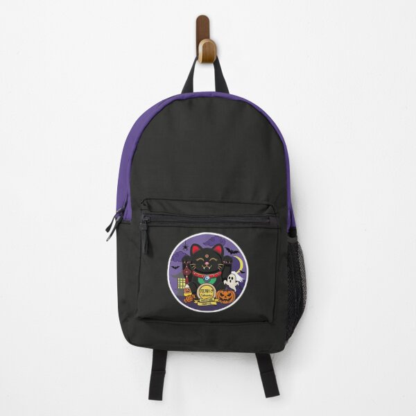 Item preview, Spooky Black Maneki Neko – Protection from Evil designed and sold by Vector Woofs.