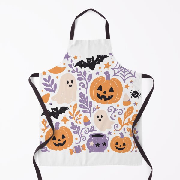 Item preview, Cute Halloween Ghosts Pumpkins Bats Spooky Season designed and sold by CreativeBrains7.