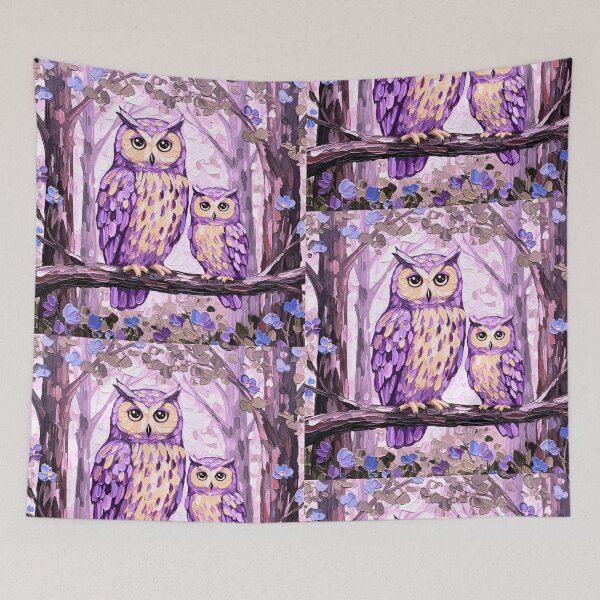 Item preview, Maternal Bond in a Purple Forest designed and sold by the artedivino.