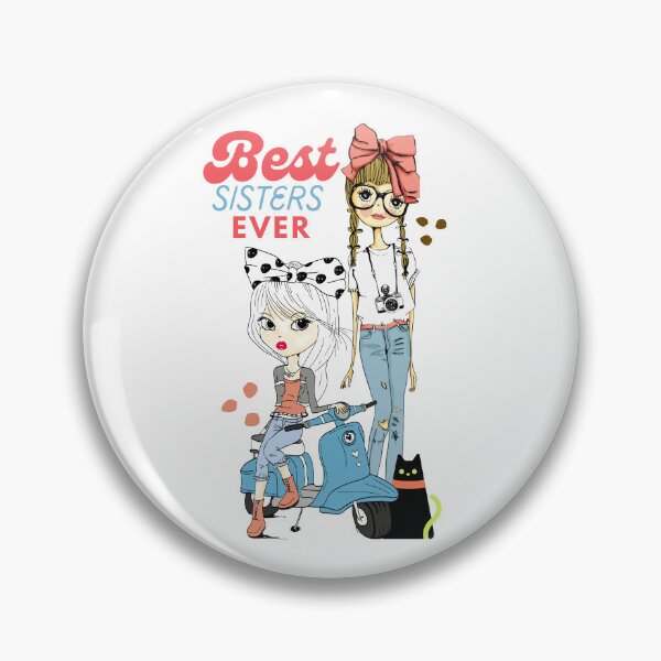Item preview, two girls with cat and motorcycle scooter bike  designed and sold by meh4u2.