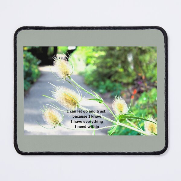Item preview, Wild teasel photograph with inspirational message designed and sold by Natimo-Studio.
