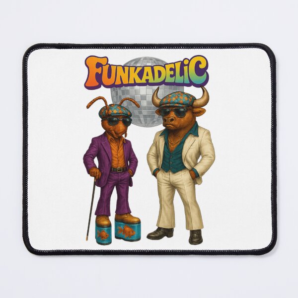 Item preview, Funkadelic Psychedelic Horned Characters Graphic Design designed and sold by wonder-reject.