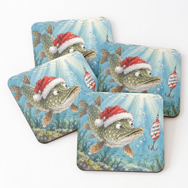 Item preview, Christmas Hat on a Northern Pike designed and sold by Maria Dryfhout.
