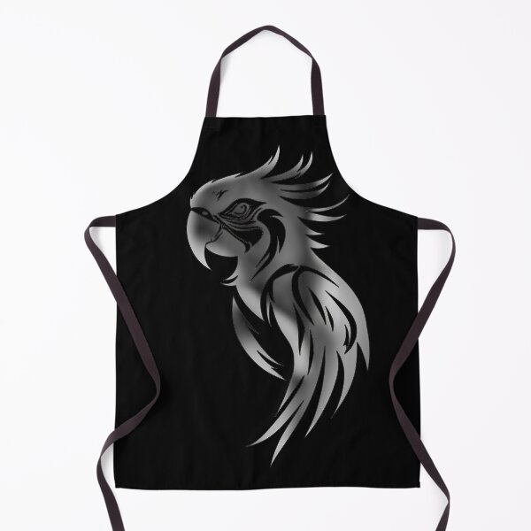 Item preview, Tribal Parrot Tattoo Black Gray Macaw Design designed and sold by UrbanPrts.