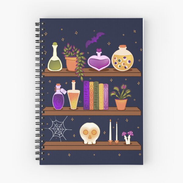 Item preview, Magical Potion Shelf – Witchy Gothic Apothecary Dark Fantasy Illustration designed and sold by KatikPru.