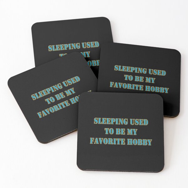 Item preview, Sleeping used to be my favorite hobby - Menopause Humor designed and sold by Yamy Morrell Art and Design.