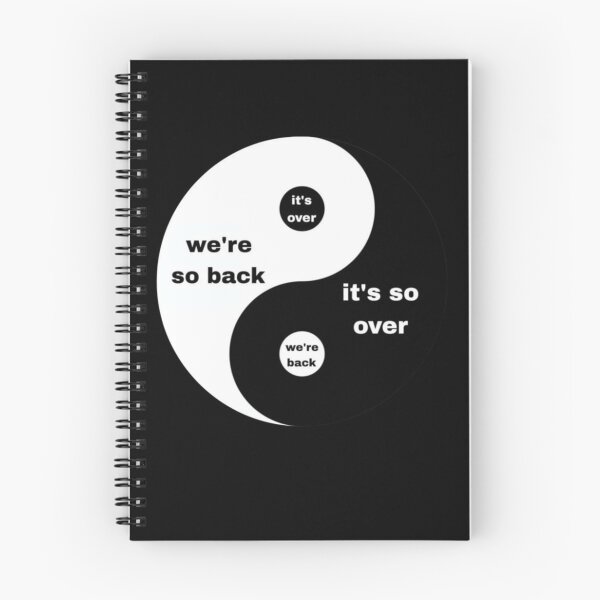 Item preview, We're So Back, It's So Over Yin Yang  designed and sold by mariefigarella.