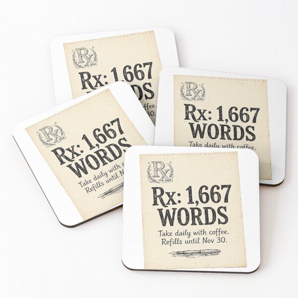 Item preview, Rx: 1,667 Words Daily — Novel Writing Month Prescription designed and sold by thestevebro.